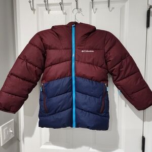 Columbia Kids' Burgundy and Navy Jacket